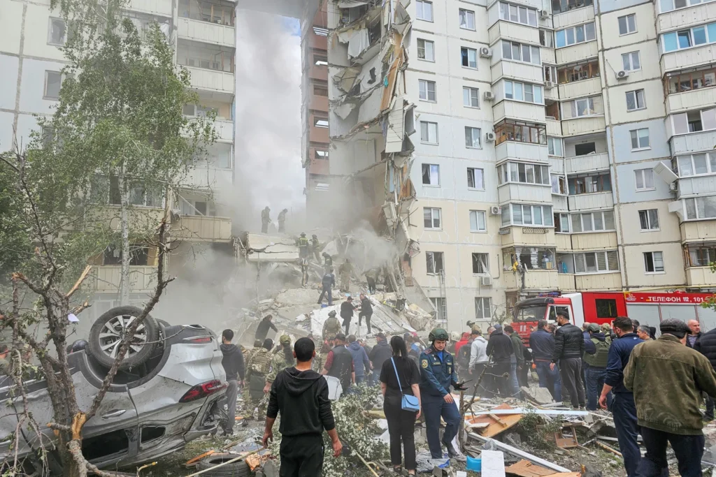 Обрушение дома в Белгороде