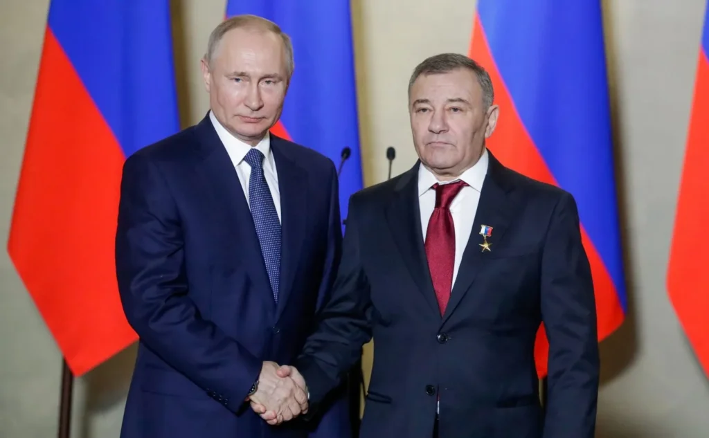 Аркадий Ротенберг и Владимир Путин