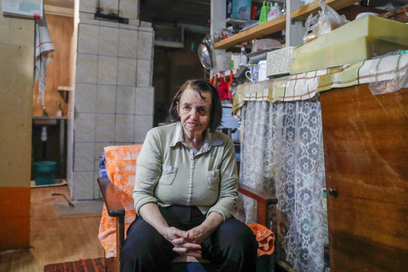 Елизавета Михайлова, дочь узника ГУЛАГа, в своем доме недалеко от деревни Золотково Владимирской области