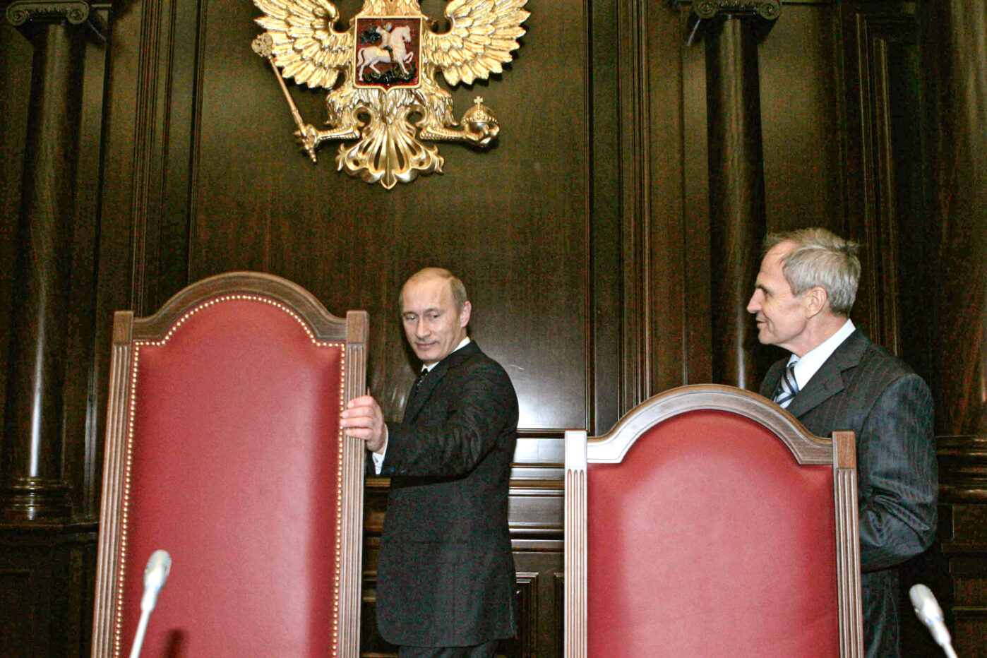 Владимир Путин и Валерий Зорькин, глава Конституционного суда России