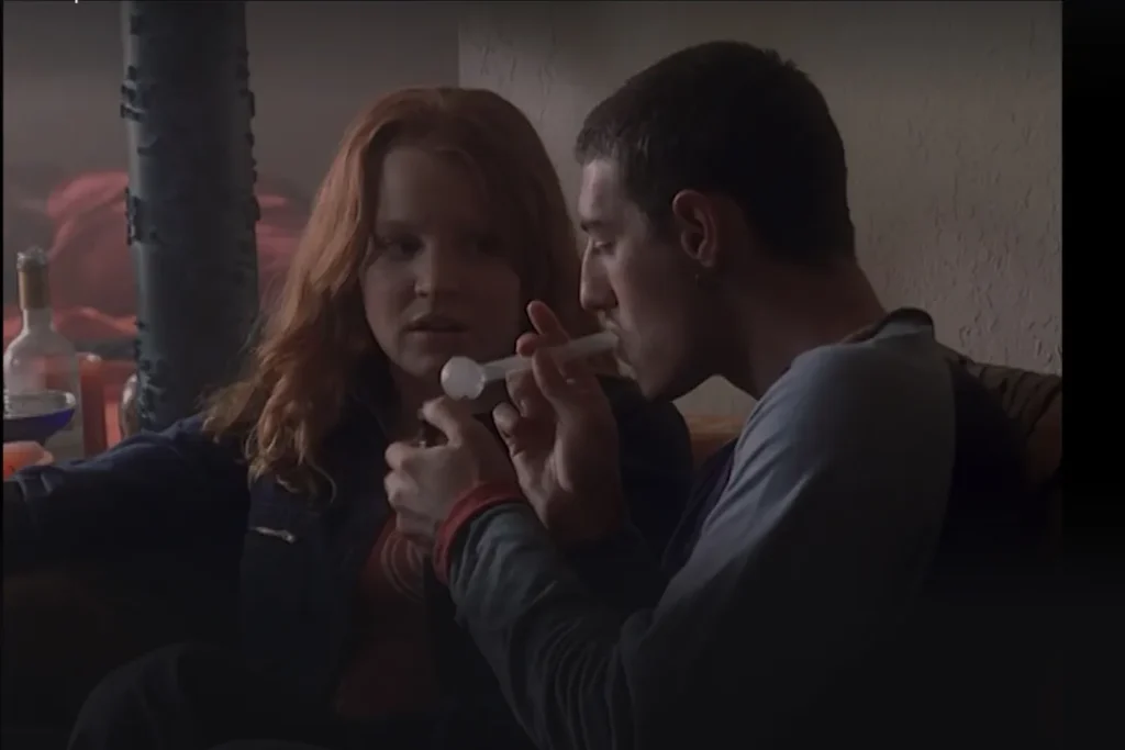 Фрагмент из сериала «Клиент всегда мертв».<br />
