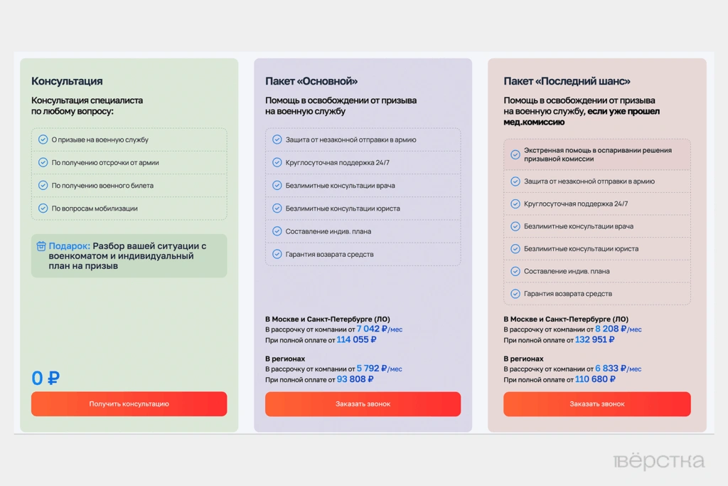 За три годы войны стоимость услуги по оформлению фиктивного военного билеты возросла в четыре раза: до 800 тыс. руб.
